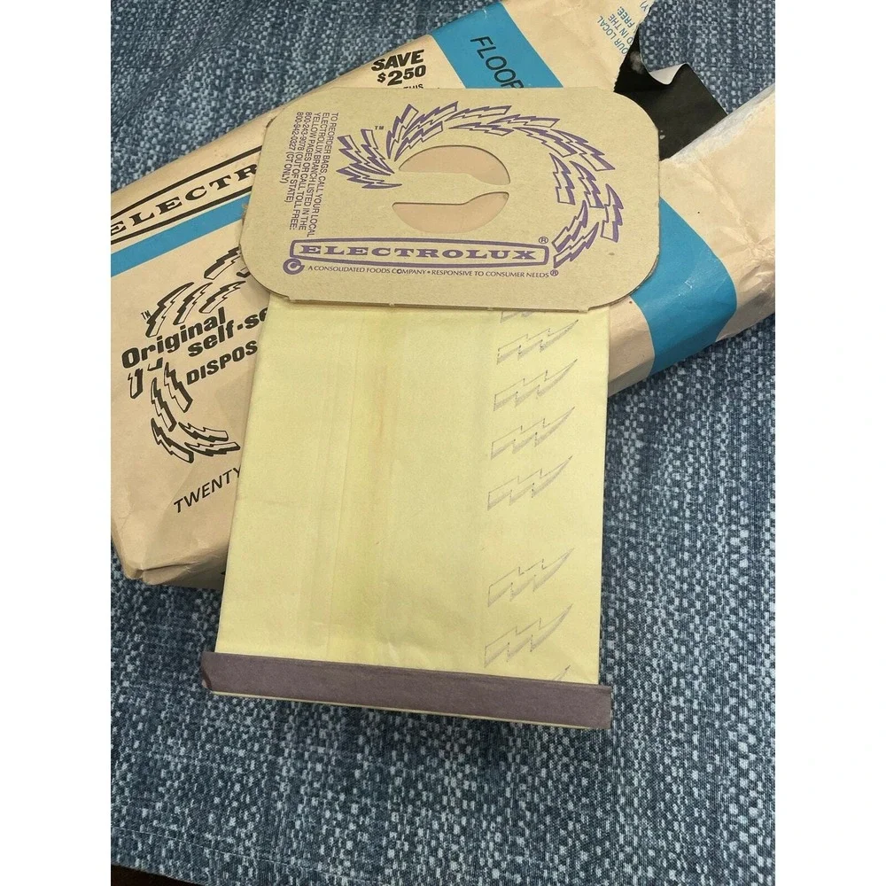 Vintage Genuine Electolux vacuum cleaner bags will fit all models made 1952
